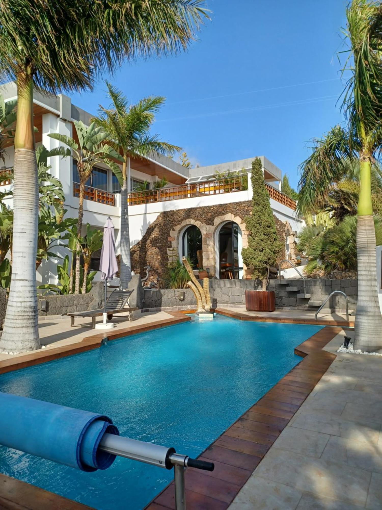 Villa Niki Mit Beheiztem Gemeinschaftspool Fuer 2 Appartments Las Breñas الغرفة الصورة