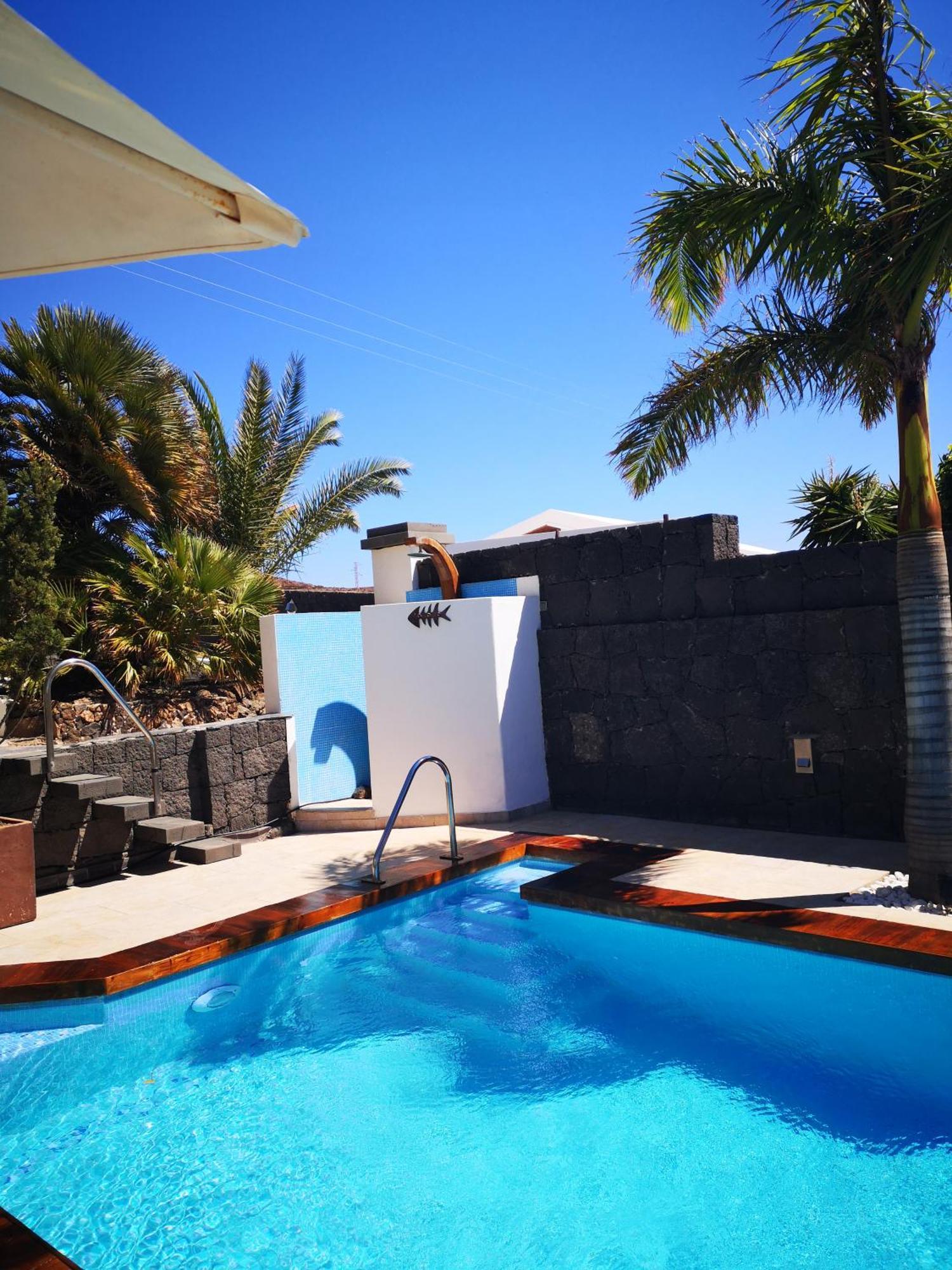 Villa Niki Mit Beheiztem Gemeinschaftspool Fuer 2 Appartments Las Breñas المظهر الخارجي الصورة